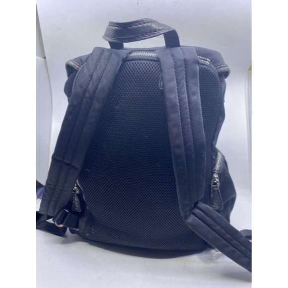 Mz Wallace Cece Moto Black Nylon Backpack - Picture 3 of 12